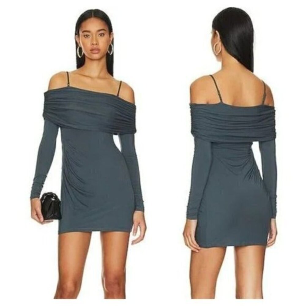 LPA Carolyn Mini Dress - Blue
